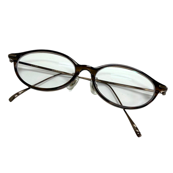 Great 金子眼鏡 Glasses Purchased in September 2025 Clear brown mens KM-96L