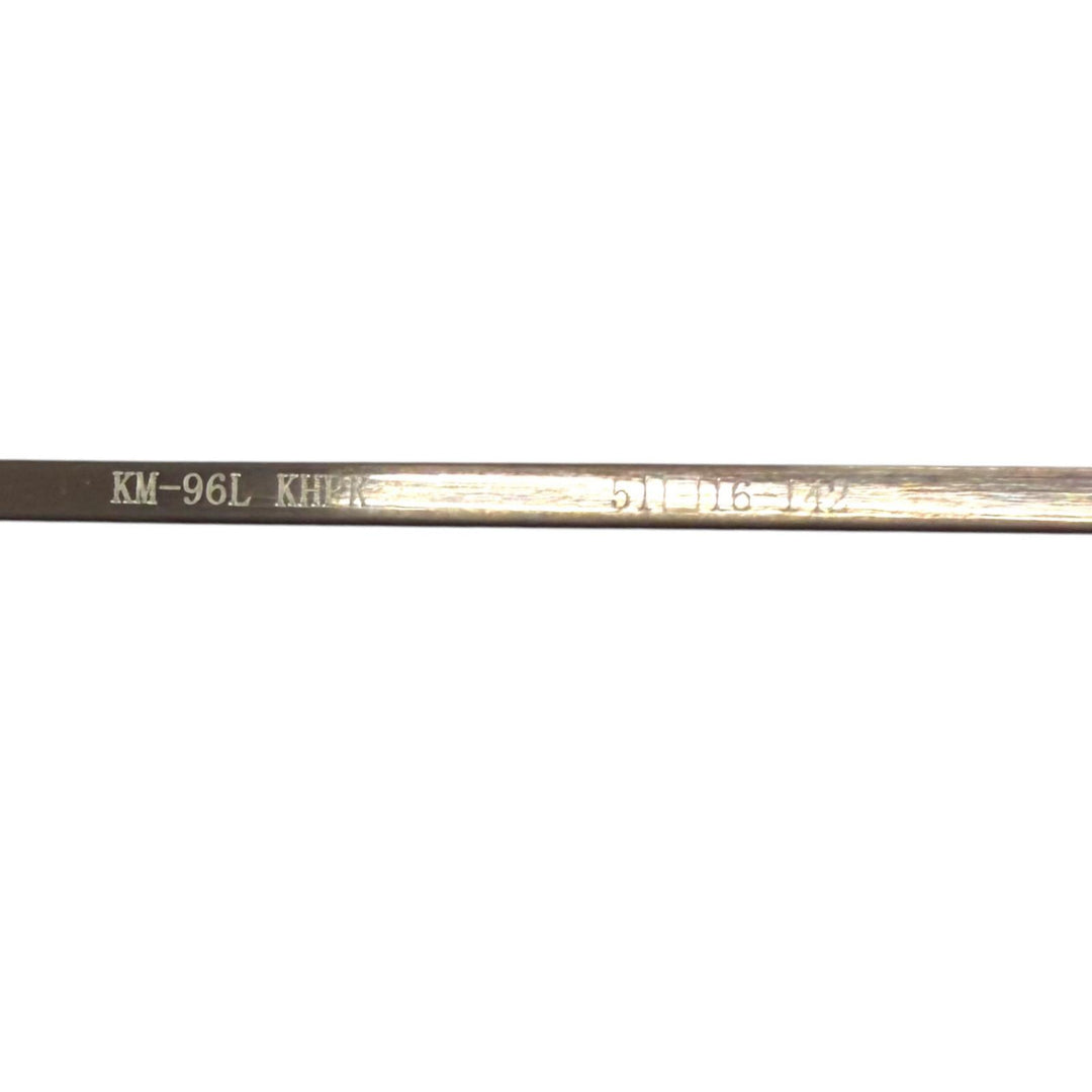 Great 金子眼鏡 Glasses Purchased in September 2025 Clear brown mens KM-96L