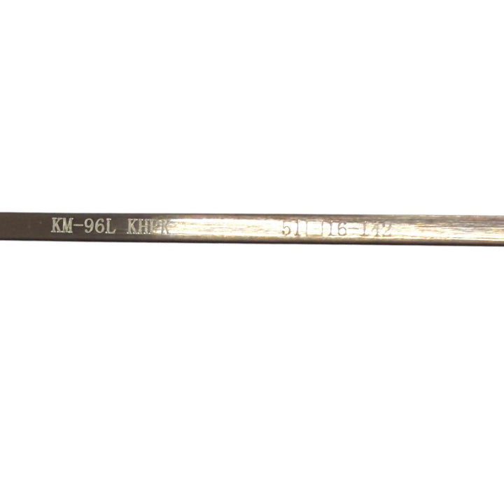 Great 金子眼鏡 Glasses Purchased in September 2025 Clear brown mens KM-96L