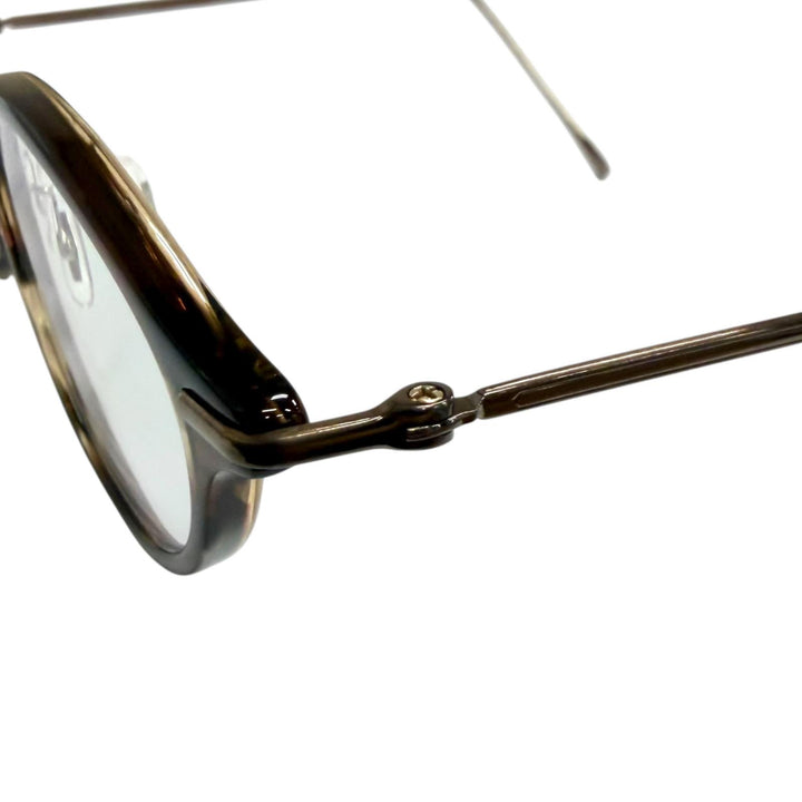 Great 金子眼鏡 Glasses Purchased in September 2025 Clear brown mens KM-96L