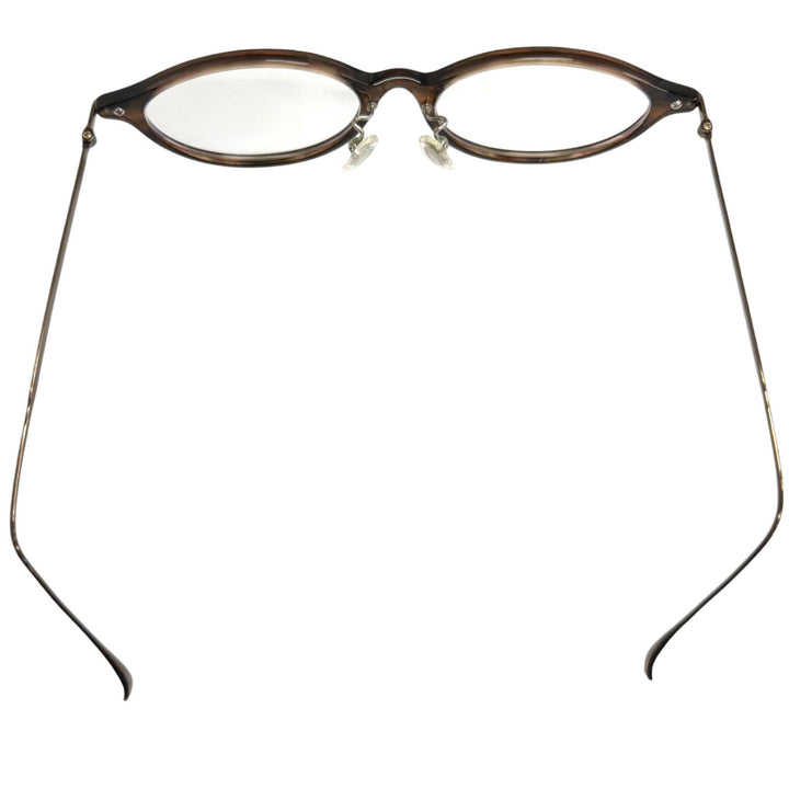 Great 金子眼鏡 Glasses Purchased in September 2025 Clear brown mens KM-96L