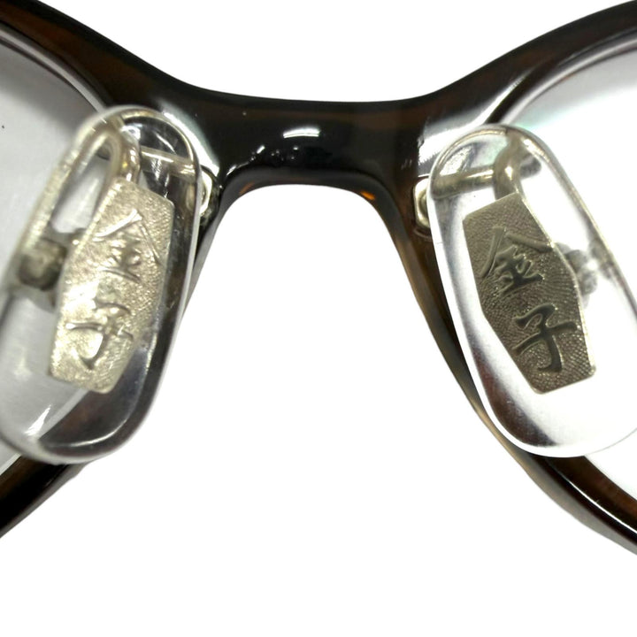 Great 金子眼鏡 Glasses Purchased in September 2025 Clear brown mens KM-96L