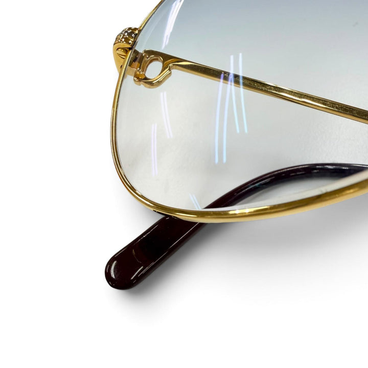 Great Cartier sunglasses Trinity Two-Bridge Teardrop gold mens