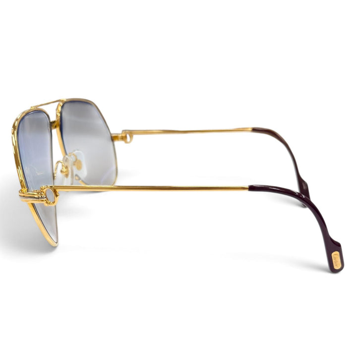 Great Cartier sunglasses Trinity Two-Bridge Teardrop gold mens