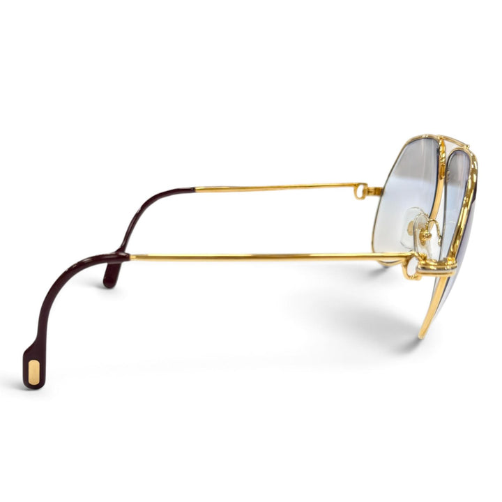 Great Cartier sunglasses Trinity Two-Bridge Teardrop gold mens