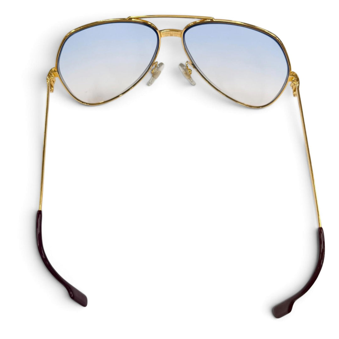 Great Cartier sunglasses Trinity Two-Bridge Teardrop gold mens