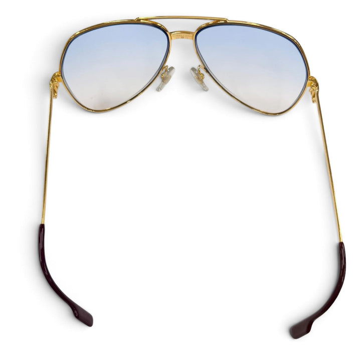 Great Cartier sunglasses Trinity Two-Bridge Teardrop gold mens
