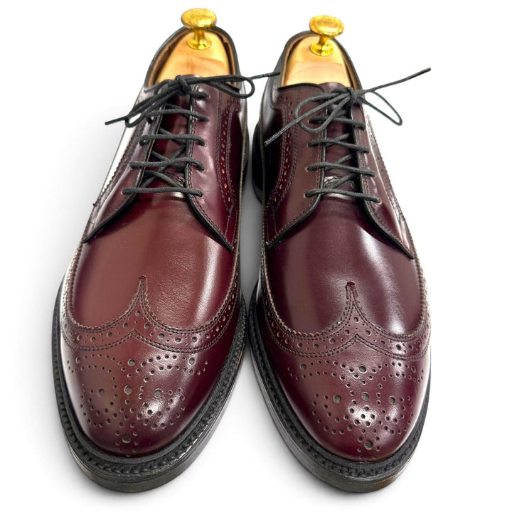 Pristine AllenEdmonds Dress shoes MacNeil Wingtip full brogue with vertical logo