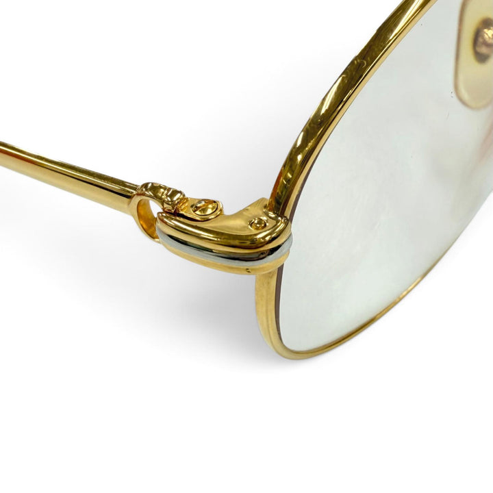 Very Good Cartier Glasses Trinity Two-Bridge Teardrop Bordeaux mens