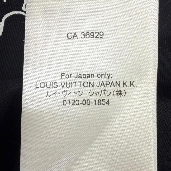 Pristine LOUIS VUITTON Short sleeve T-shirt black cotton mens