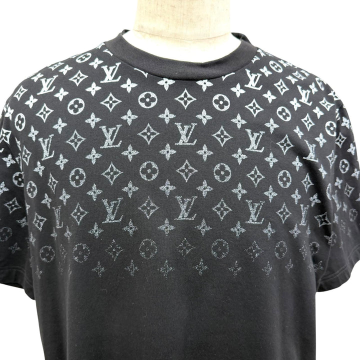 Great LOUIS VUITTON Short sleeve T-shirt monogram gradient black