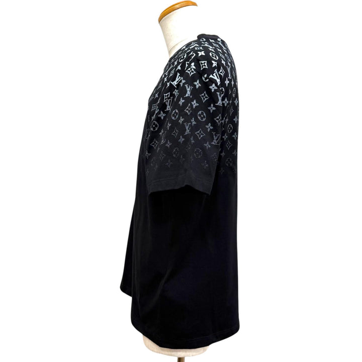Great LOUIS VUITTON Short sleeve T-shirt monogram gradient black