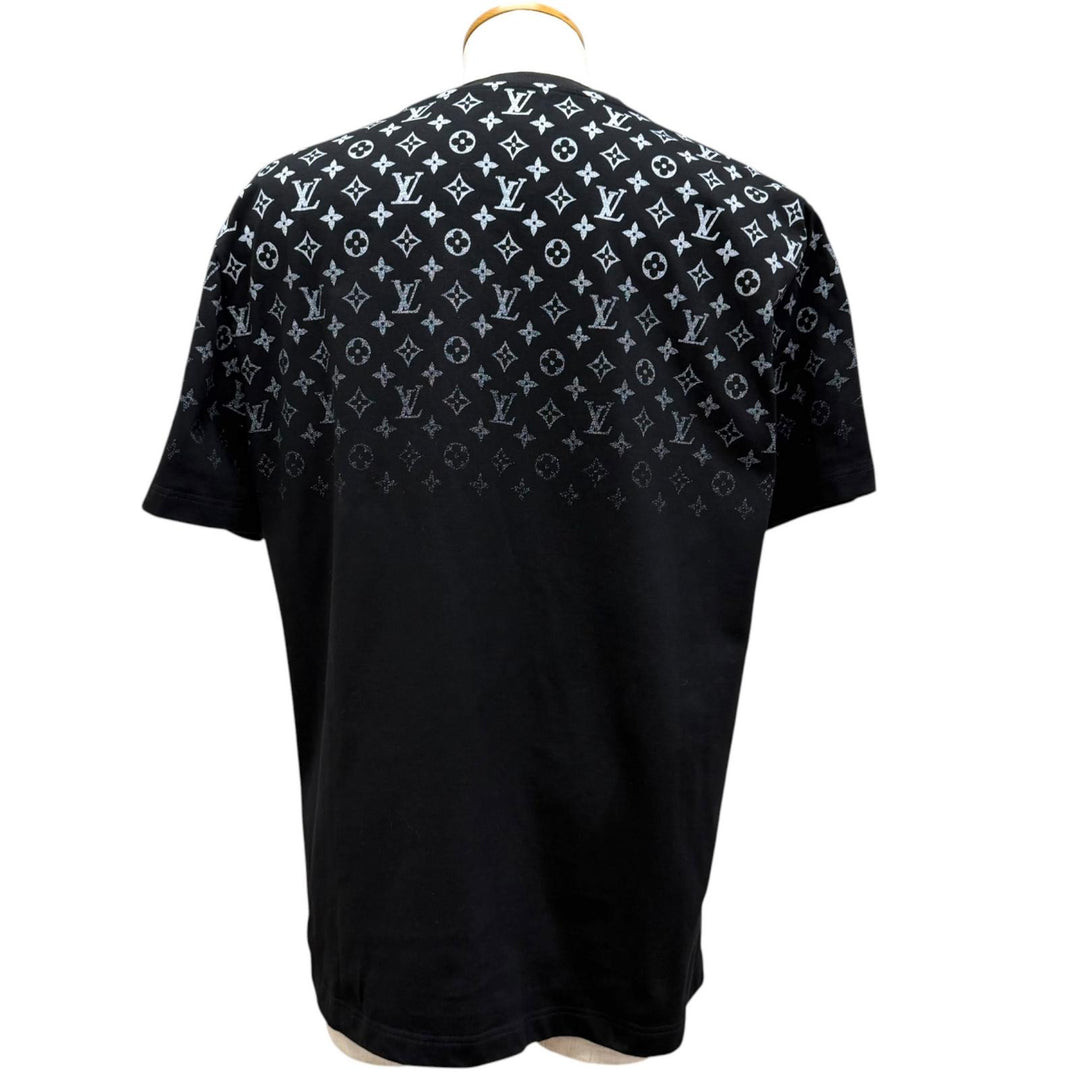 Great LOUIS VUITTON Short sleeve T-shirt monogram gradient black
