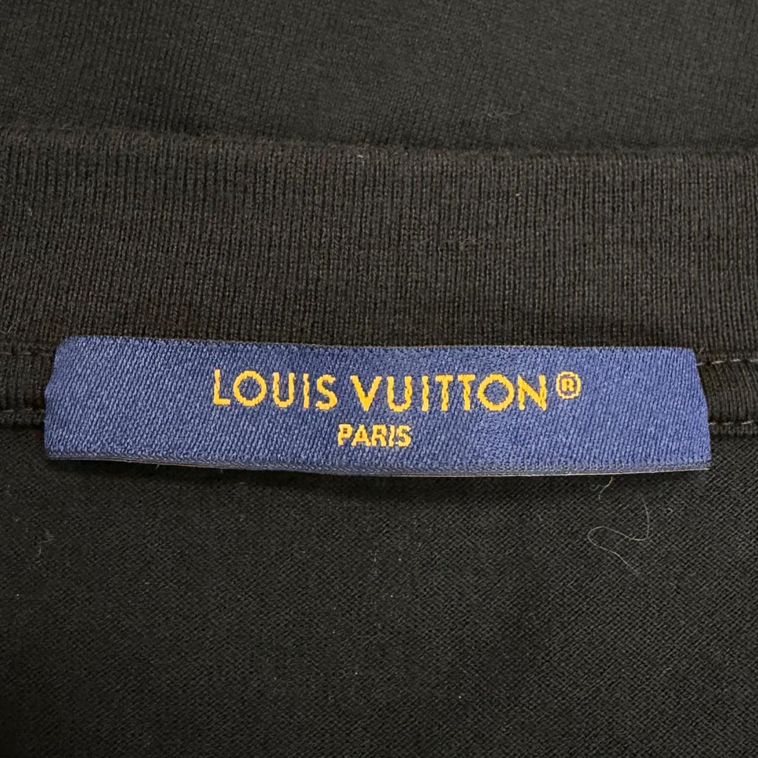 Great LOUIS VUITTON Short sleeve T-shirt monogram gradient black