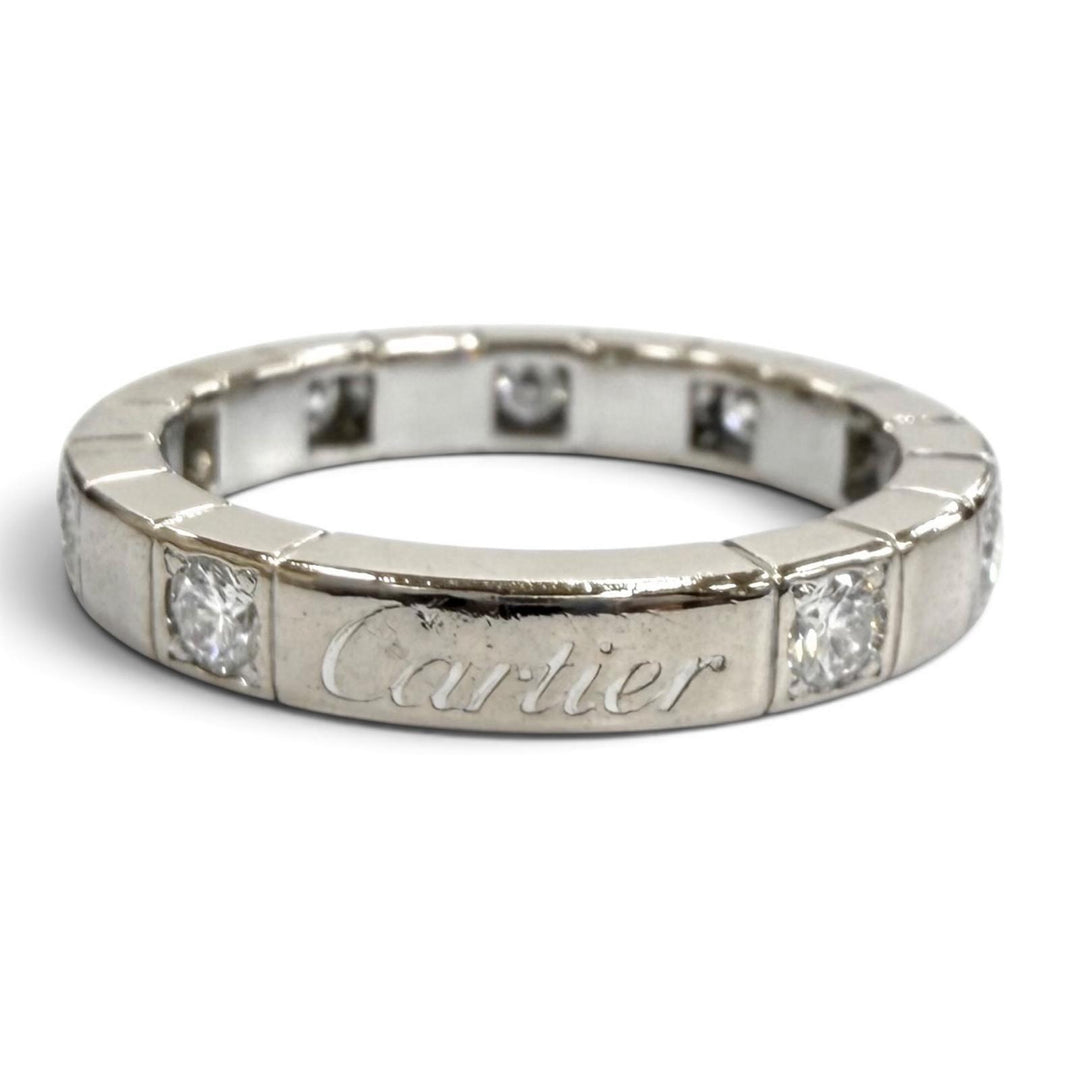 Great Cartier Ring ring Laniere White gold 750 Women