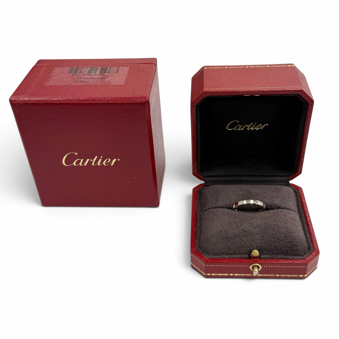 Great Cartier Ring ring Laniere White gold 750 Women