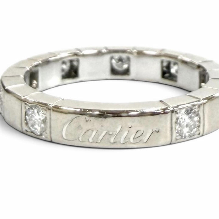 Great Cartier Ring ring Laniere White gold 750 Women