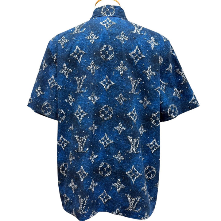 Excellent LOUIS VUITTON Short sleeve shirt Printed monogram short-sleeve shirt