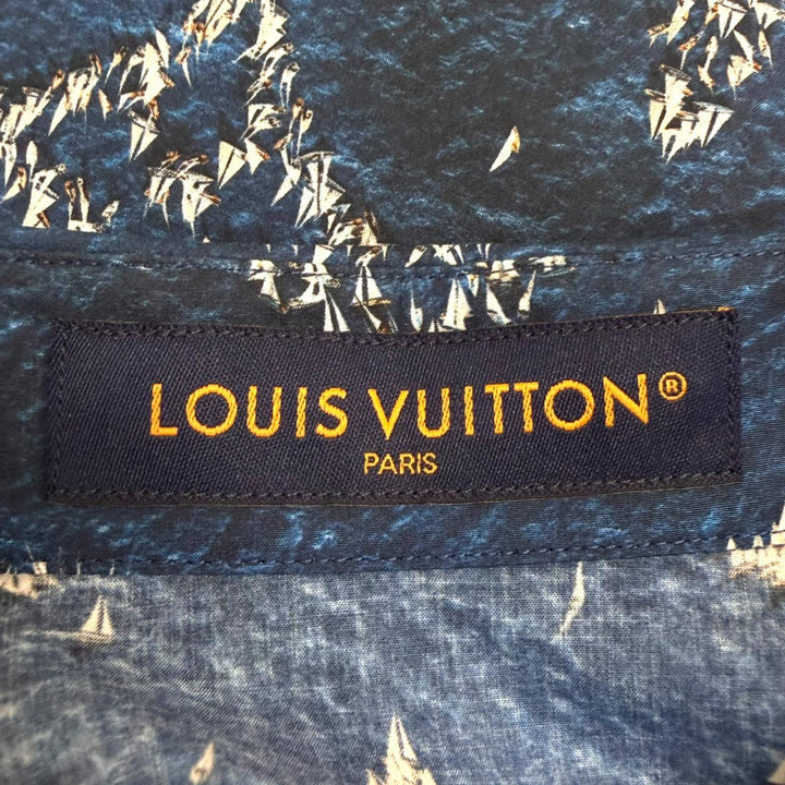 Excellent LOUIS VUITTON Short sleeve shirt Printed monogram short-sleeve shirt