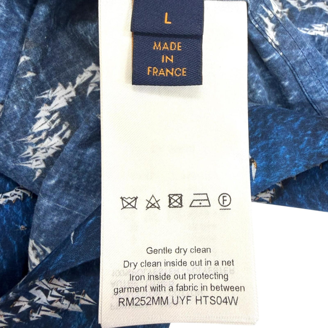 Excellent LOUIS VUITTON Short sleeve shirt Printed monogram short-sleeve shirt