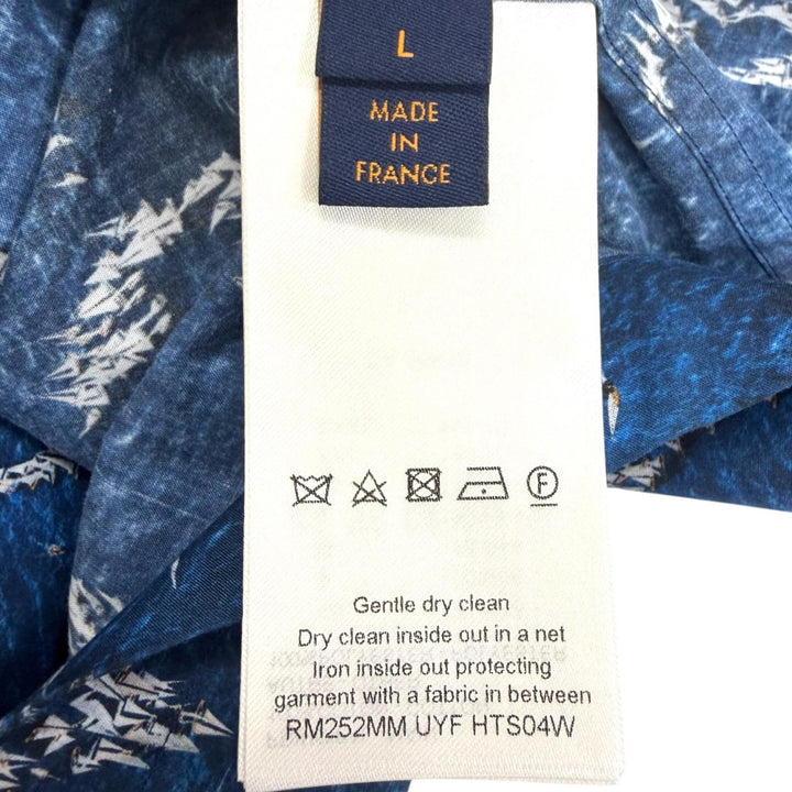 Excellent LOUIS VUITTON Short sleeve shirt Printed monogram short-sleeve shirt