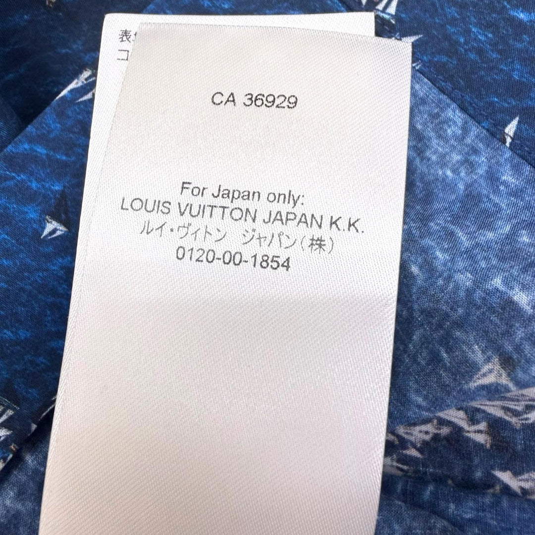 Excellent LOUIS VUITTON Short sleeve shirt Printed monogram short-sleeve shirt