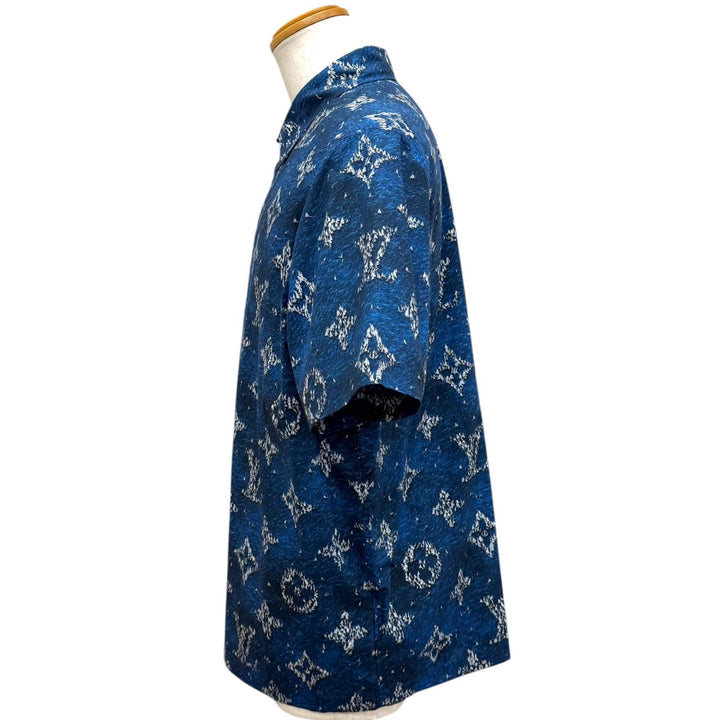 Excellent LOUIS VUITTON Short sleeve shirt Printed monogram short-sleeve shirt