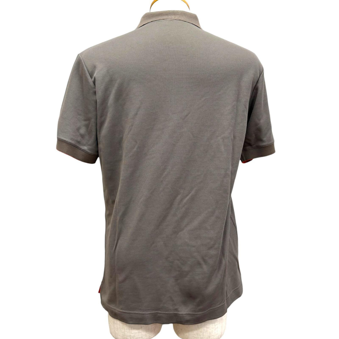 Pristine HERMES Short sleeve polo shirt Serie button Gurege cotton mens L