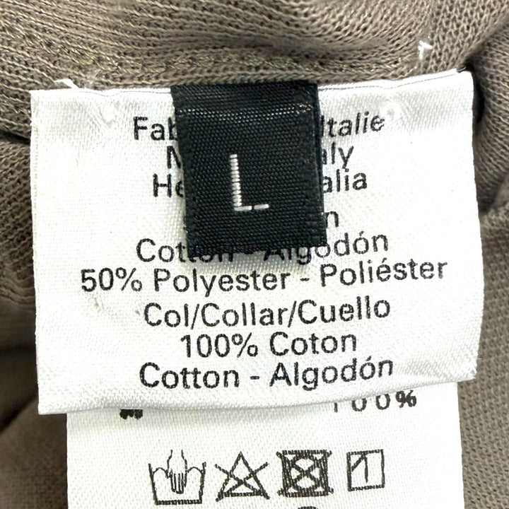 Pristine HERMES Short sleeve polo shirt Serie button Gurege cotton mens L