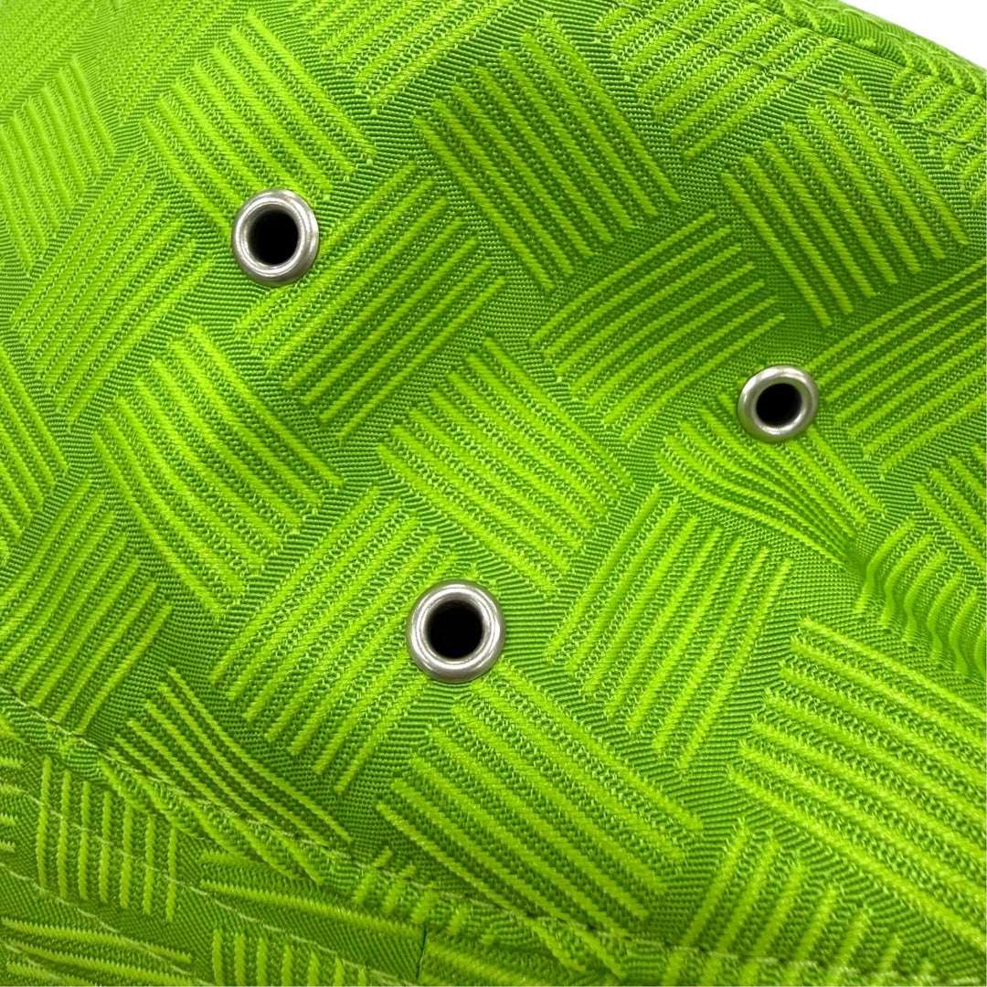 Pristine BOTTEGAVENETA hat INTRECCIATO motif bucket hat green Women L 687344