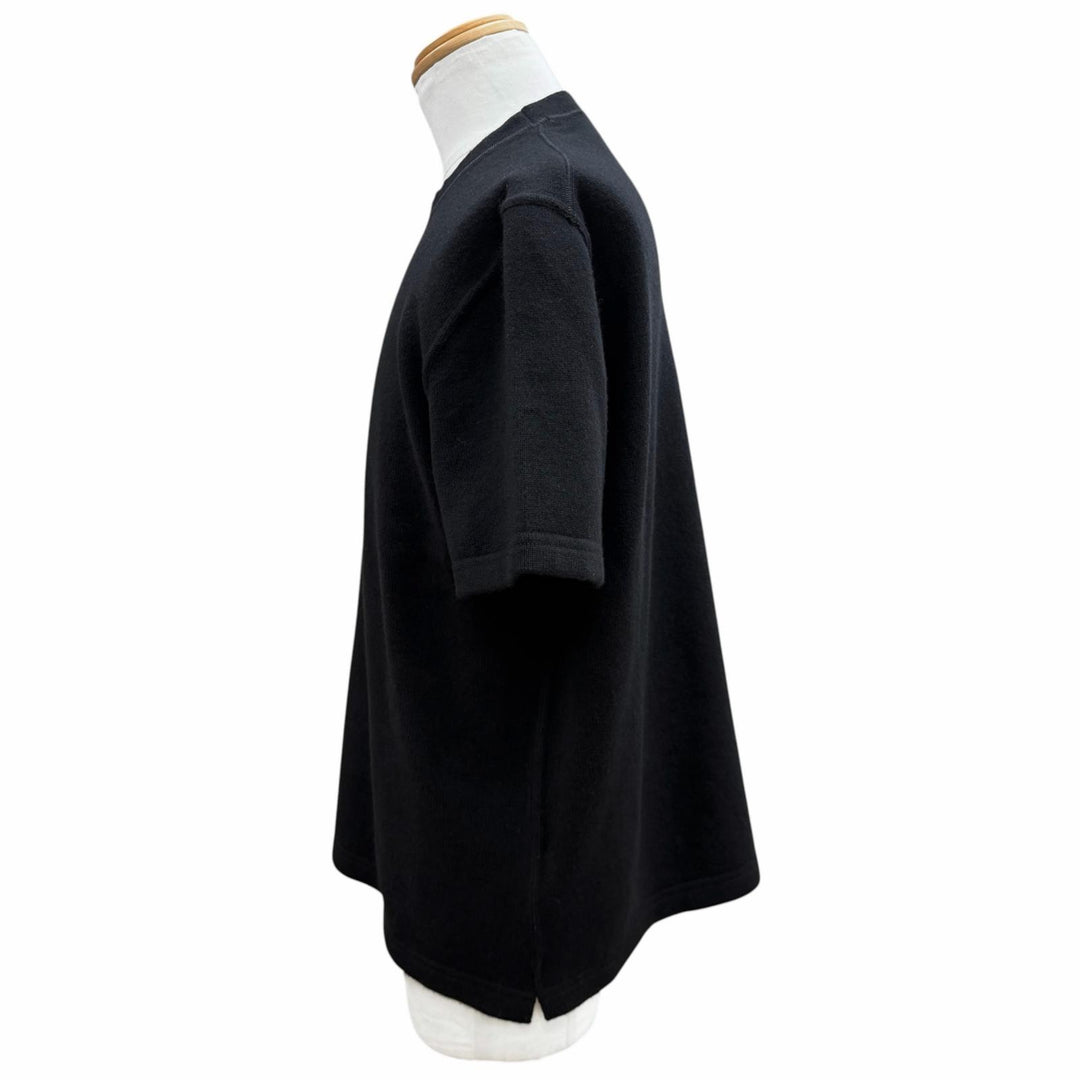 Excellent BOTTEGAVENETA Short sleeve knit Triangle Stitch cashmere XS 720364
