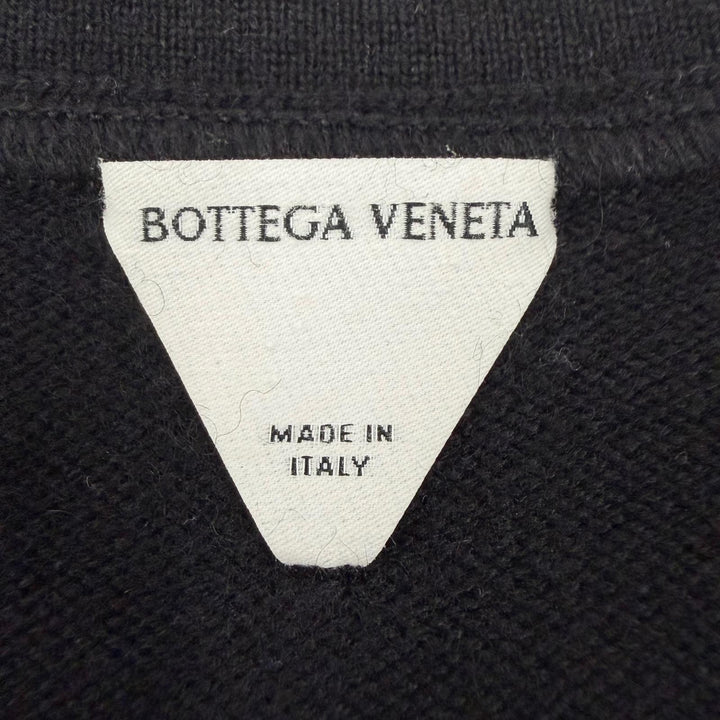 Excellent BOTTEGAVENETA Short sleeve knit Triangle Stitch cashmere XS 720364