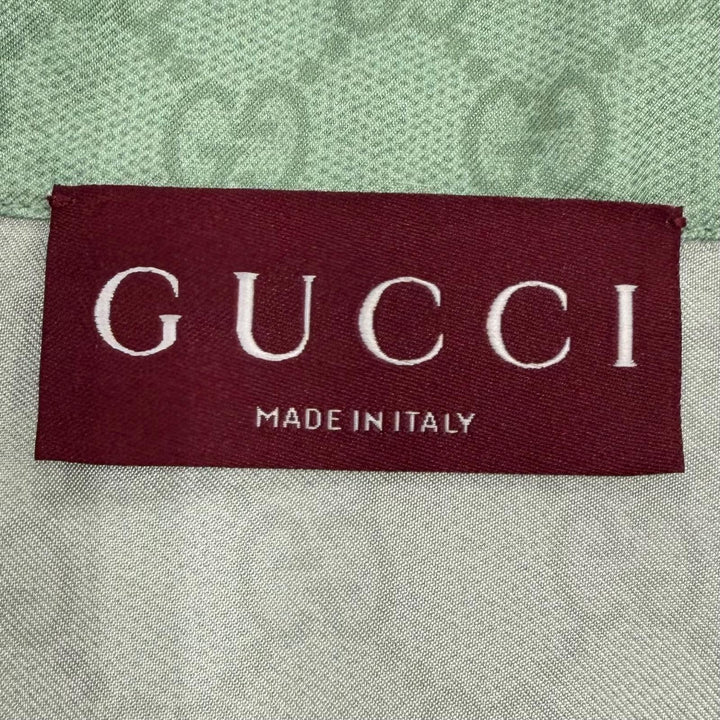 Pristine GUCCI YUKO HIGUCHI Short sleeve shirt GG pattern back print 48 864048