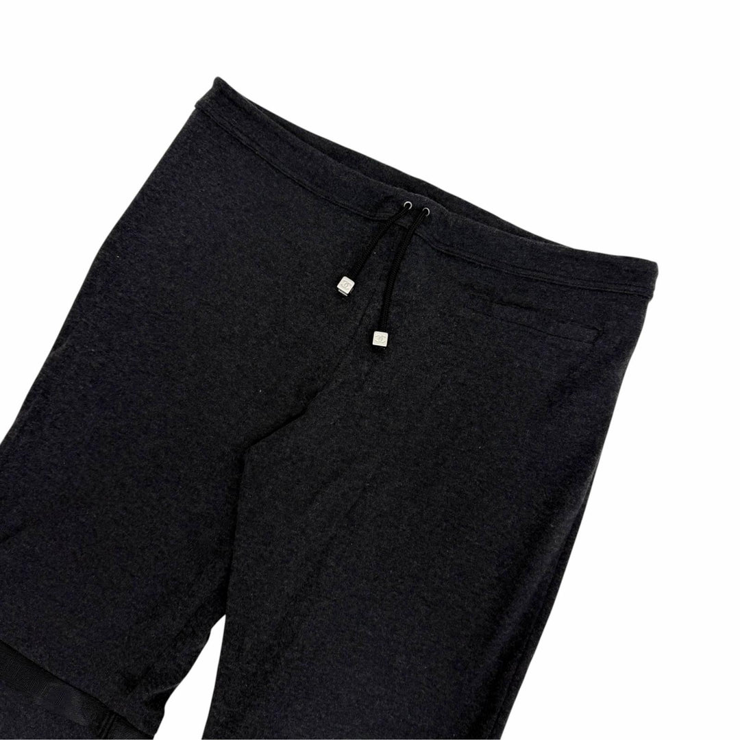 Great CHANEL Pants 2WAY COCO Mark Sweatpants (Half Size) gray 42 02A P19778