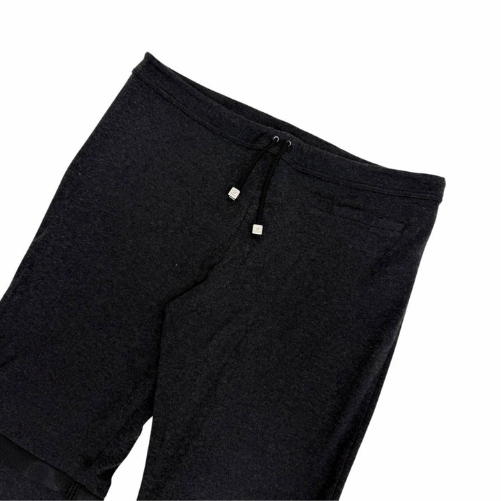 Great CHANEL Pants 2WAY COCO Mark Sweatpants (Half Size) gray 42 02A P19778