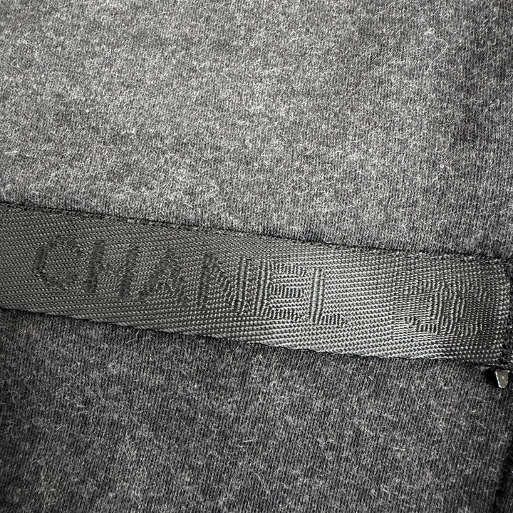 Great CHANEL Pants 2WAY COCO Mark Sweatpants (Half Size) gray 42 02A P19778