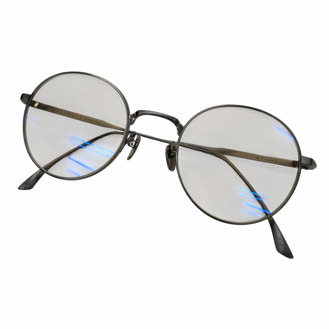 Great MASUNAGA by Kenzo Takada sunglasses WRIGHT 12 Eyewear Cancer metallic mens