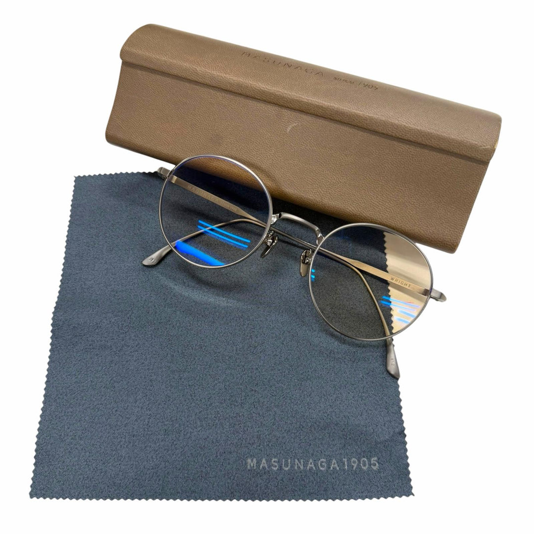 Great MASUNAGA by Kenzo Takada sunglasses WRIGHT 12 Eyewear Cancer metallic mens