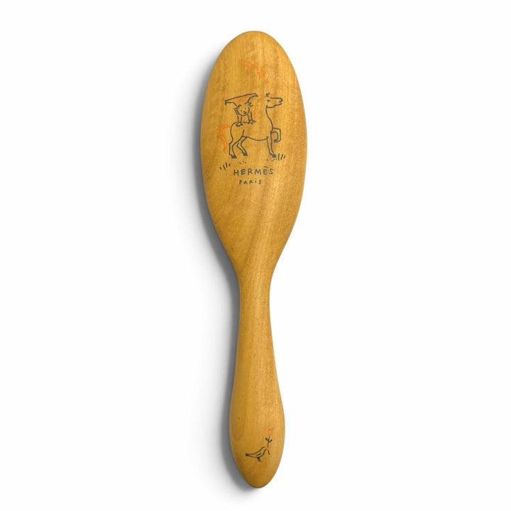 Excellent HERMES Other accessories Gabriol brush Wooden Hairbrush