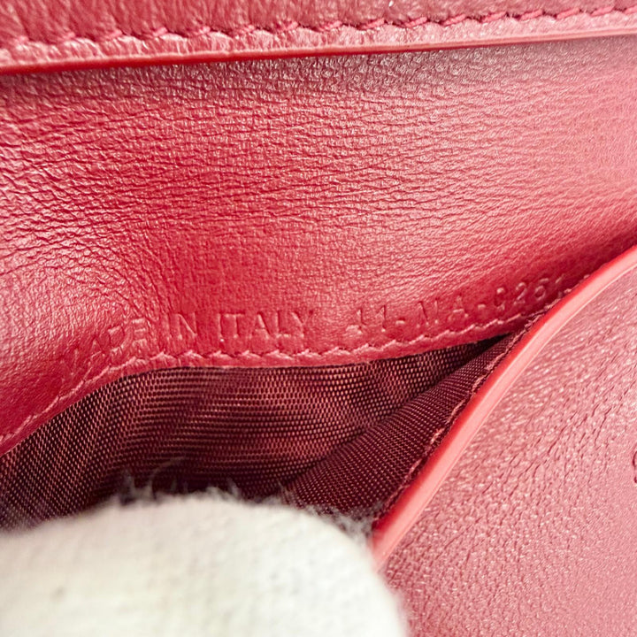 Pristine Christian Dior Lady Dior Lotus Wallet Cannage current product Red