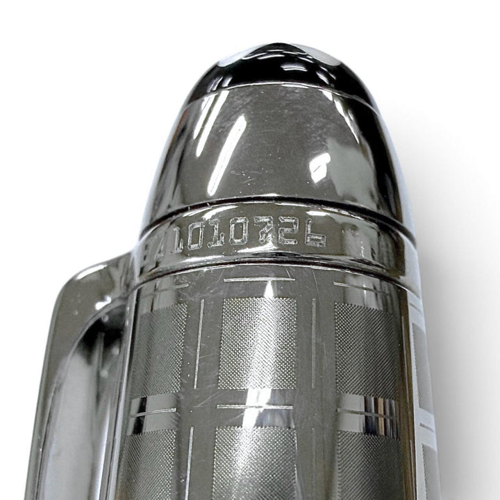 Very Good MONTBLANC fountain pen Meisterstück Solitaire Stainless Steel 2