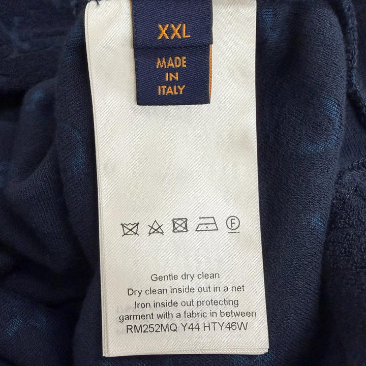 Pristine LOUIS VUITTON Short sleeve T-shirt Monogram French Terry Pile ground