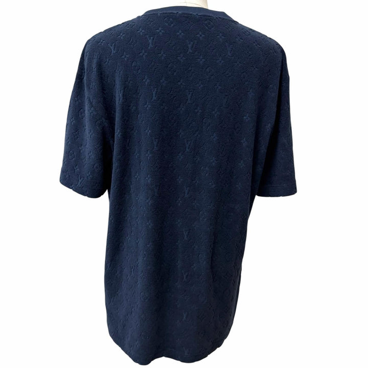 Pristine LOUIS VUITTON Short sleeve T-shirt Monogram French Terry Pile ground