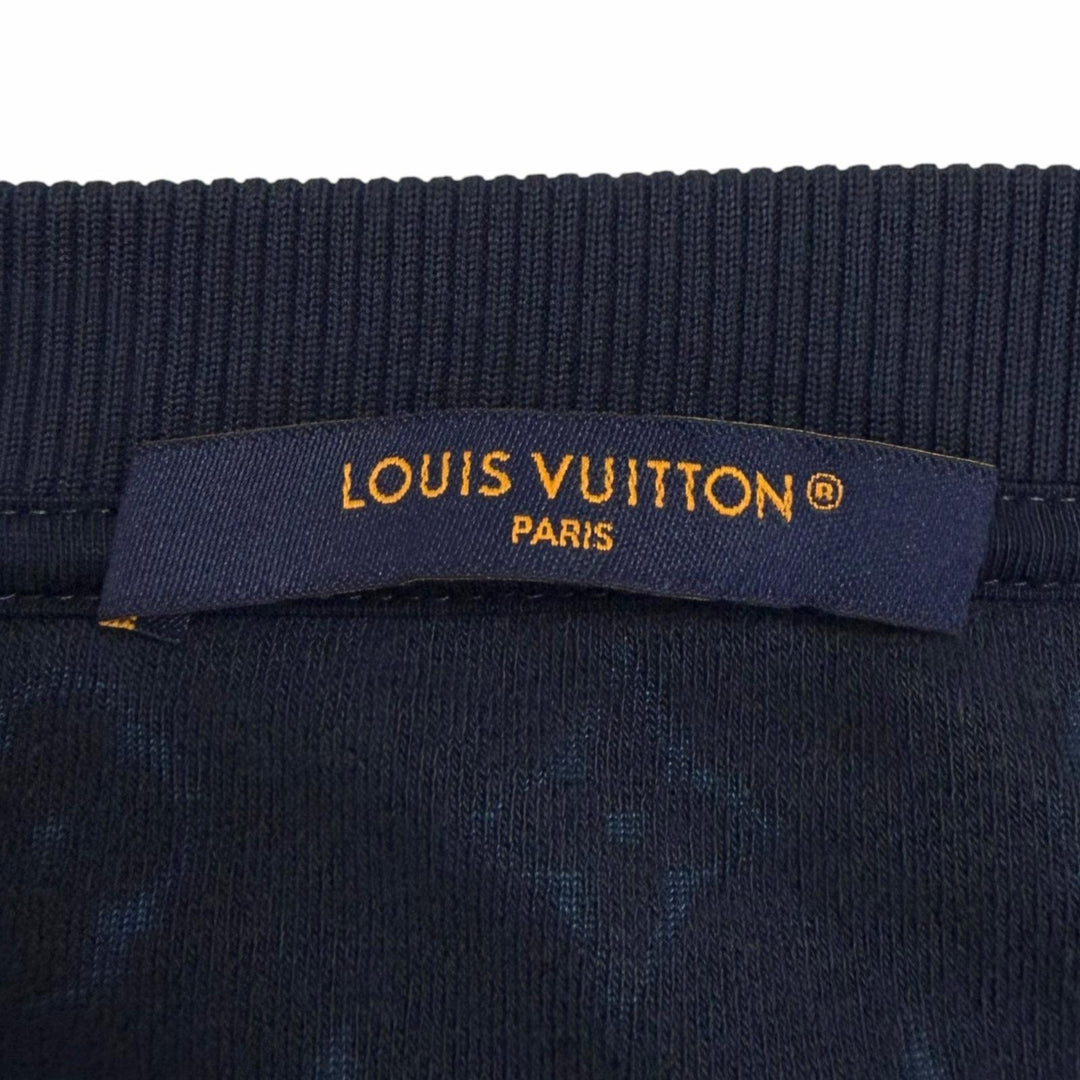 Pristine LOUIS VUITTON Short sleeve T-shirt Monogram French Terry Pile ground