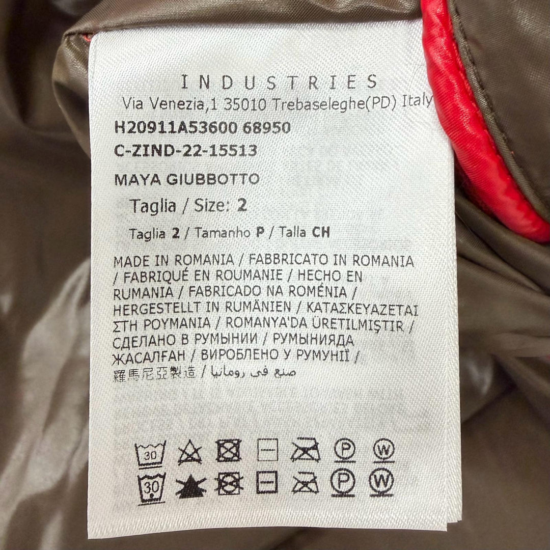 Excellent MONCLER Down jacket MAYA GIUBBOTTO Logo patch hooded