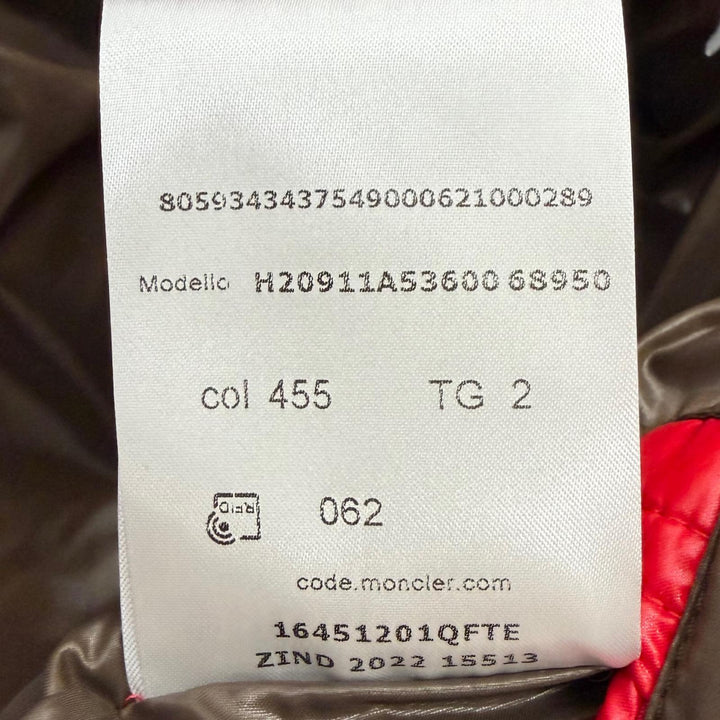 Excellent MONCLER Down jacket MAYA GIUBBOTTO Logo patch hooded