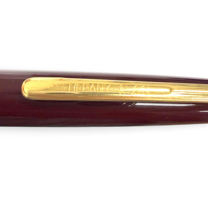 Very Good MONTBLANC Tiffany＆Co. Ballpoint pen Meisterstück White Star