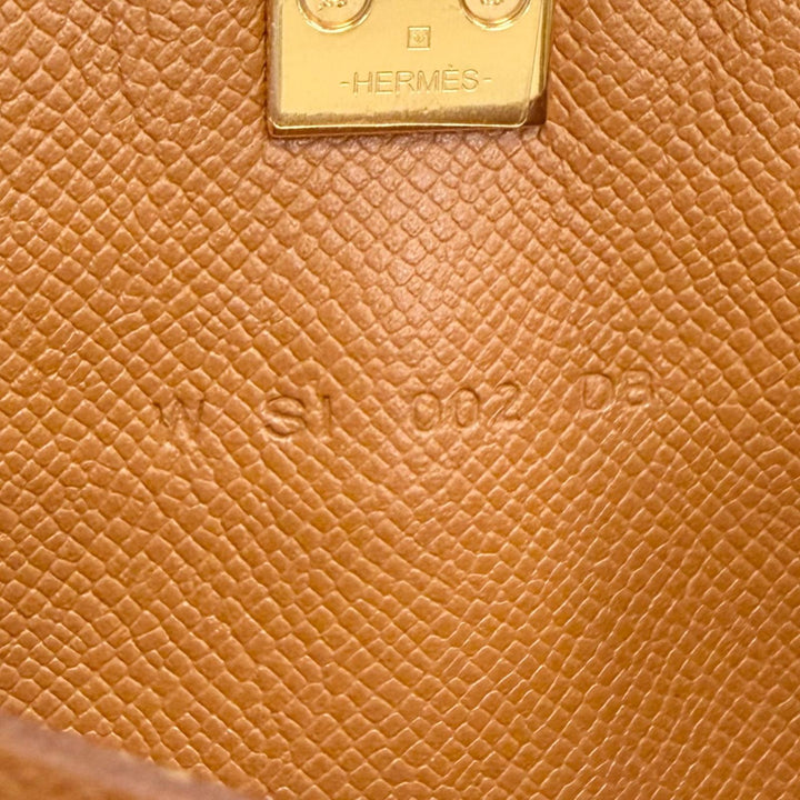 Excellent HERMES Card Case Medall Card Case Bifold Wallet Pass Case Business