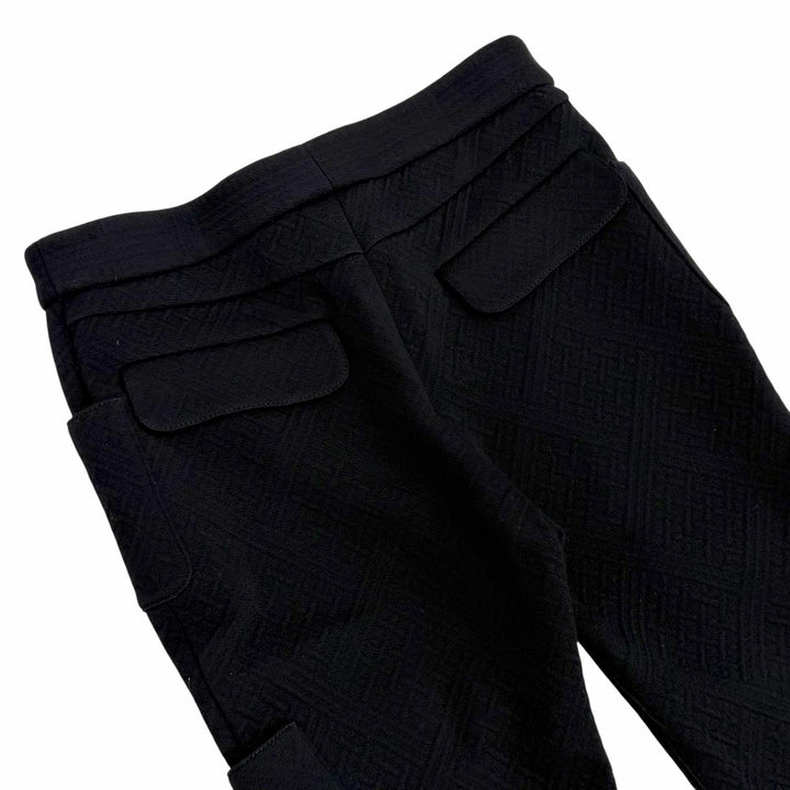 Excellent CHANEL Pants black wool Women 36 23B P75495V67253