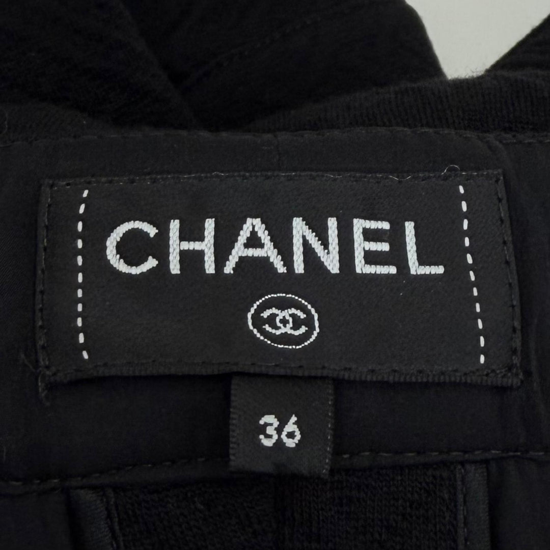 Excellent CHANEL Pants black wool Women 36 23B P75495V67253